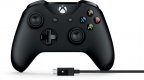 Microsoft langaton Xbox-ohjain + Windows-kaapeli -peliohjainpaketti, musta, PC / Xbox One