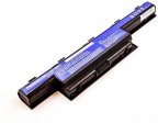MicroBattery 11.1 V 4400 mAh 6-kennon tarvikeakku, väri musta