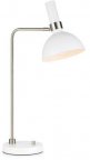 Markslöjd Larry -pöytävalaisin, E27, valkoinen / teräs, 65 cm