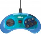 Retro-Bit SEGA Mega Drive 6-button Arcade Pad -peliohjain, Mega Drive / Genesis, sininen