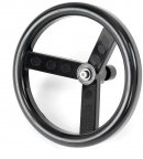 Nordic Crown -ratti, Sporty, Twinsitty, Race, Spin -rattaisiin, musta