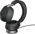 Jabra Evolve2 85 LINK380A UC -langaton headset vastamelutoiminnolla + telakka, musta