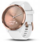 Garmin vivomove HR Sport -hybridiälykello, ruusukulta/valkoinen