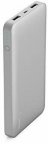 Belkin 10K -varavirtalähde, 10000 mAh, hopea