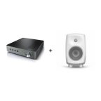 Genelec G Three B ja Yamaha WXC-50 -kaiutinsarja, valkoinen
