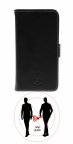 Insmat Exclusive Flip Case -lompakkokotelo, Oneplus 5, musta