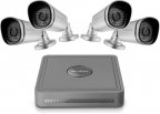 Opticam Pro PoE NVR v2 -verkkovideotallennin ja neljä kameraa