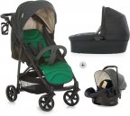 Hauck Rapid 4S Plus Trioset -lastenvaunusetti 2019, Caviar/Emerald
