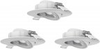 Airam Skye LED-alasvalosarja 3kpl, 5 W, uppoasennettava, valkoinen, 3000K