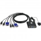 Aten 2-porttinen KVM-kaapelikytkin, VGA- ja USB -liitännöillä