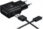 Samsung Fast Charge -pikalaturi, Type-C -kaapelilla, musta