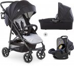 Hauck Rapid 4S Plus Trioset -lastenvaunusetti 2019, Caviar/Silver
