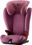 BRITAX KIDFIX SL Black Series -turvavyöistuin, 15 - 36 kg, Wine Rose