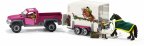 Schleich avolava-auto ja traileri -setti
