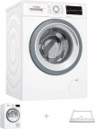 Bosch-pesutorni, 9 kg: WAT2849SSN-pyykinpesukone a WTW85S49SN-kuivausrumpu