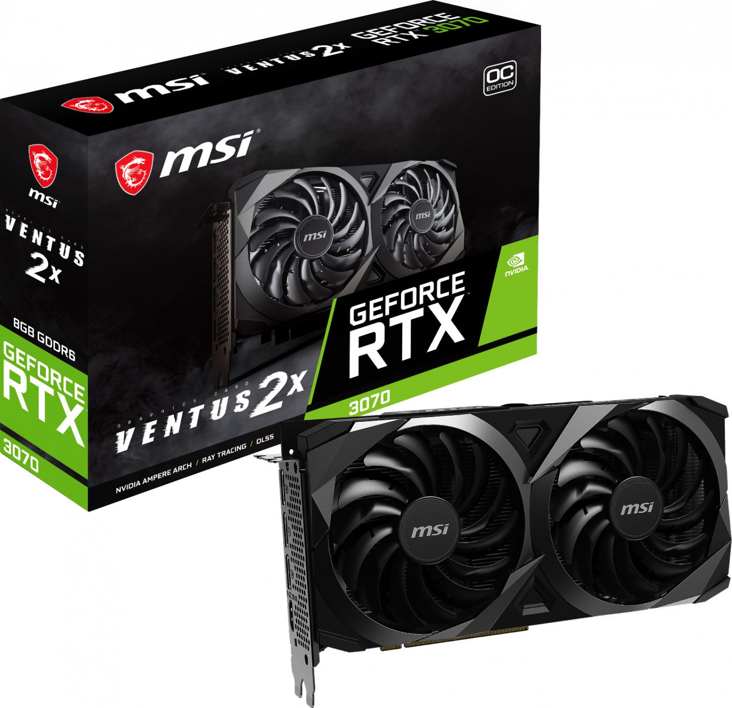 Msi rtx 3070 ventus 2x oc обзор