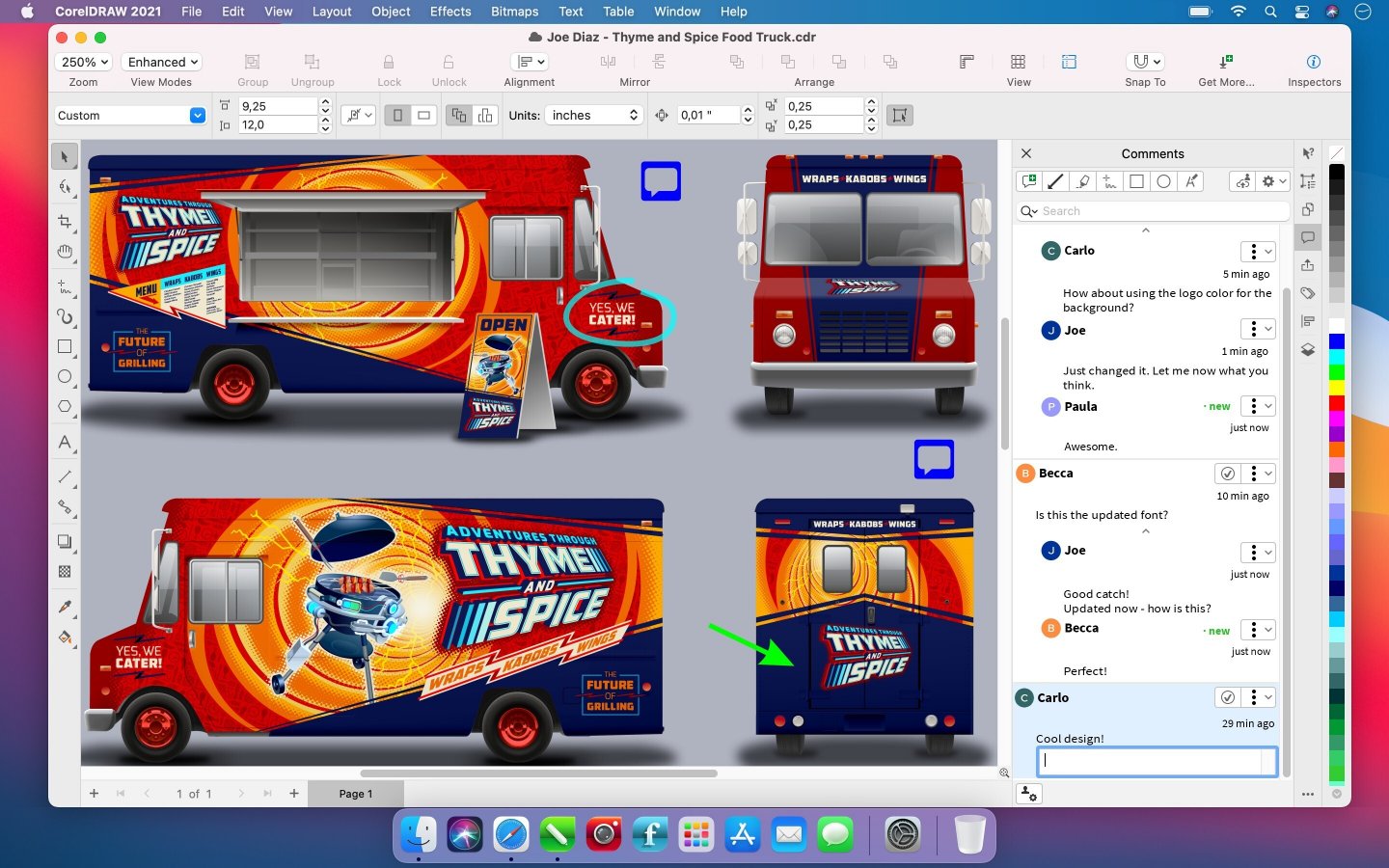 corel draw mac m1