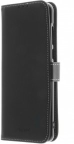 Insmat Exclusive Flip Case lompakkokotelo Motorola Moto G9 Play, musta