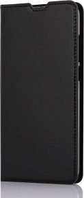 Wave BookCase -suojakotelo, Xiaomi Redmi Note 9, musta