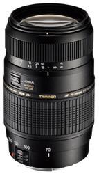 Tamron LD 70-300mm F/4,0-5,6 Di Macro Nikon AF tarkennusmoottorilla, musta