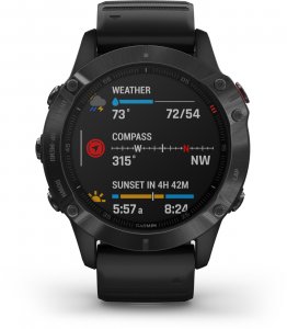 Garmin Fenix 6 Pro -urheilukello , musta / harmaa