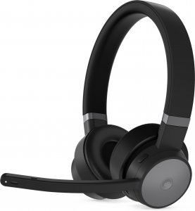 Lenovo Go Wireless ANC Headset -langaton headset, musta