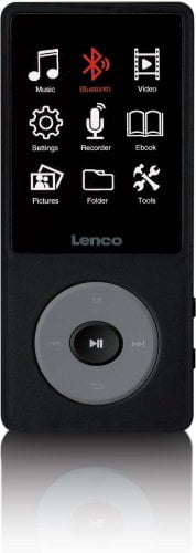 Lenco Xemio-860BK MP3/MP4-soitin, musta