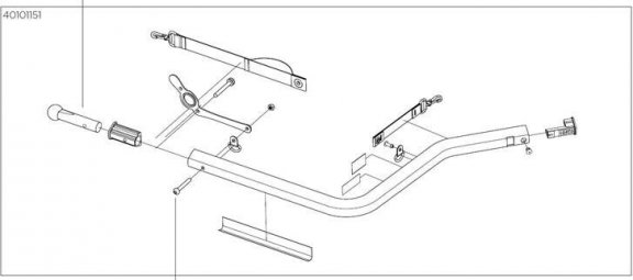 thule hitch arm assembly