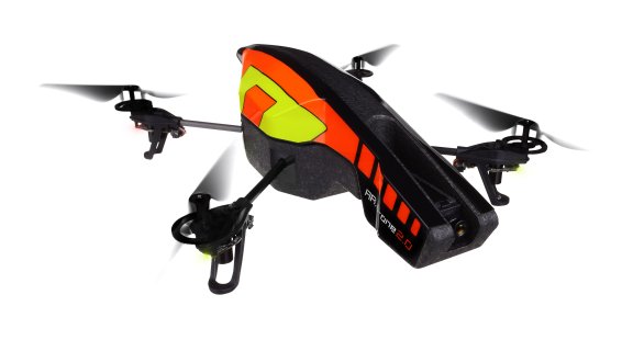 Parrot AR.Drone 2.0 - iOS/Android-ohjattava helikopteri videokameralla, väri keltainen