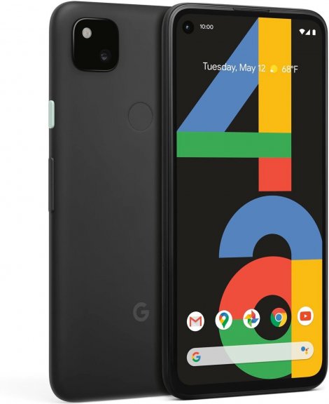 Google Pixel 4a -Android-puhelin, 128 Gt, musta