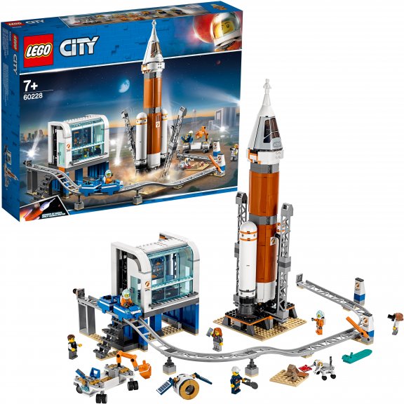 Lego City Space Port 60228 Ulkoavaruuden Raketti Ja Laukaisun Valvomo Lego City Lego Lelut Verkkokauppa Com