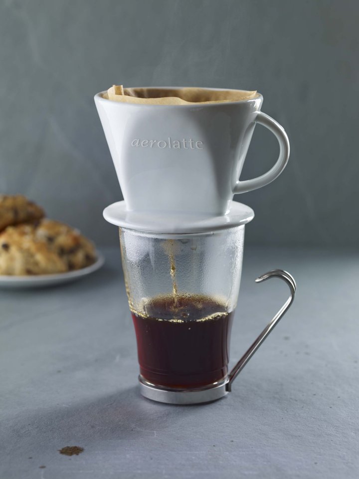 Aerolatte Ceramic Coffee Filter yhden kupin suodatinsuppilo Drip Brew ja manuaalisuodatus