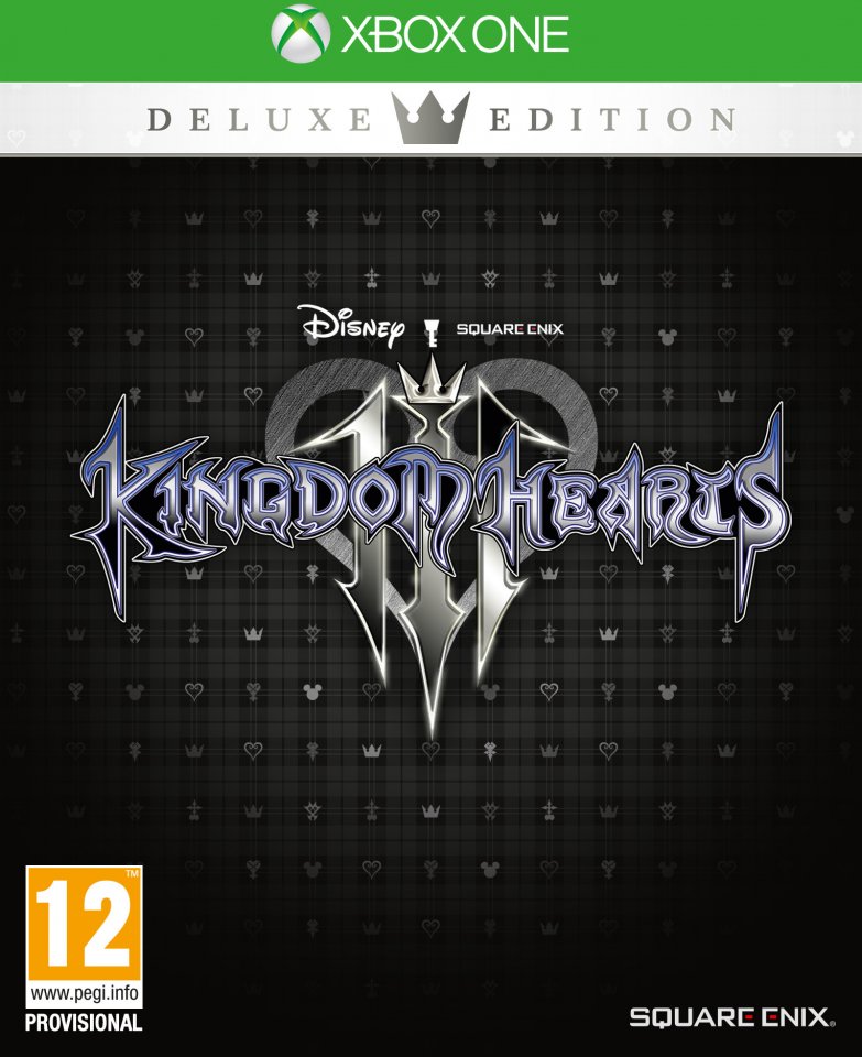 kingdom hearts 3 deluxe edition comes with 2 cases and 1 game