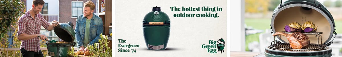Big Green Egg - The hottest thing in outdoor cooking.