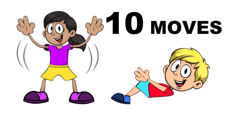 10 Moves - lapset liikkuvat
