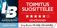 L&B Toimitus suosittelee - viisi tähteä, erinomainen
