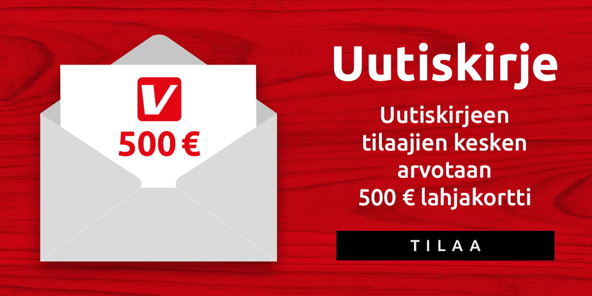 Uutiskirje – Uutiskirjeen tilaajien kesken arvotaan 500 € lahjakortti. Tilaa tästä!