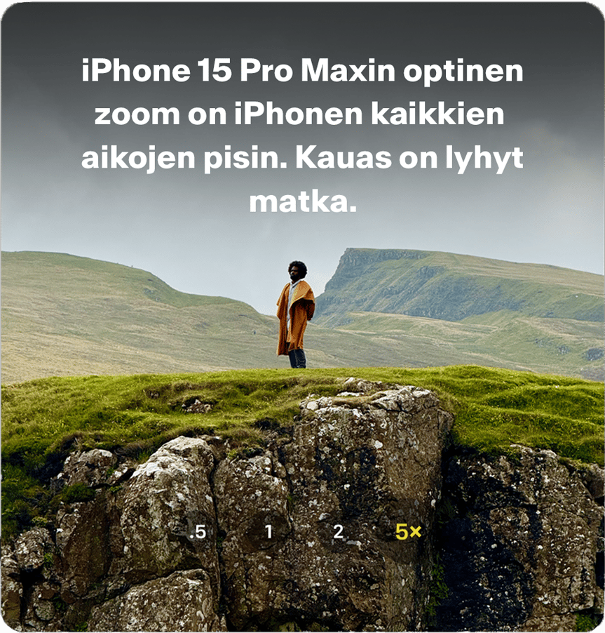 iPhone 15 Pro ikuistaa uuden sukupolven muotokuvat