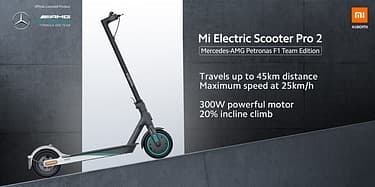 Xiaomi Mi Electric Scooter PRO 2 Mercedes AMG Petronas F1 Team Edition -sähköpotkulauta, kuva 9