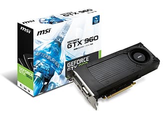 MSI GeForce GTX 960 2048 Mt -näytönohjain PCI-e-väylään