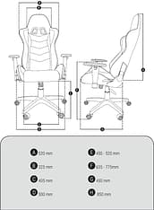 Arozzi Mezzo V2 Gaming Chair -pelituoli, musta, kuva 7