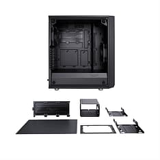 Fractal Design Meshify C ATX -kotelo ilman virtalähdettä, blackout, kuva 9