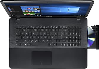 Asus X751SA 17,3" -kannettava, Win 10, musta, kuva 4
