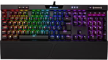 Corsair K70 RGB MK.2 -pelinäppäimistö, Cherry MX Silent Red -kytkimet, moniväriset-ledit, kuva 2