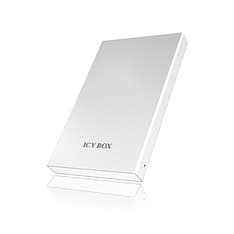 RaidSonic Icy Box IB-254U3 USB 3.0 -kotelo, 2.5" SATA-levyille, ulkoinen, valkoinen