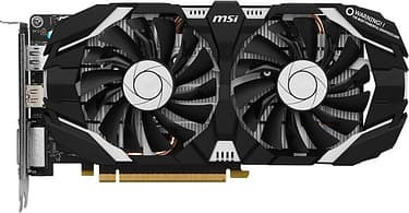 MSI GeForce GTX 1060 6GT OCV1 6144 Mt -näytönohjain PCI-e-väylään, kuva 2