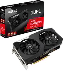 Asus Dual Radeon RX 6600 8GB GDDR6 -näytönohjain