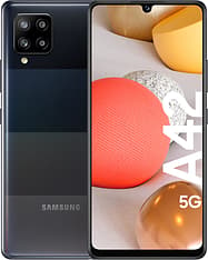 Samsung Galaxy A42 5G-Android-puhelin 128 Gt Dual-SIM, musta