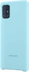Samsung Galaxy A71 Silicone Cover -suojakuori, sininen, kuva 2