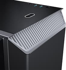 Phanteks Eclipse P300 Tempered Glass ATX -kotelo, ikkunalla, musta/valkoinen, kuva 7